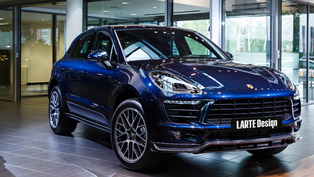 larte design's depiction of a porsche macan suv: masterfully executed 