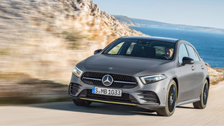 mercedes team showcases the new a-class models 