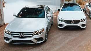 mercedes showcases new e-class models 