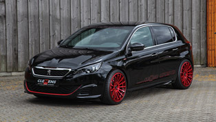 clemens motorsport team showcases an upgraded peugeot gti vehicle 