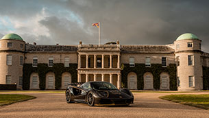 lotus stuns goodwood speedweek with evija dynamic public debut