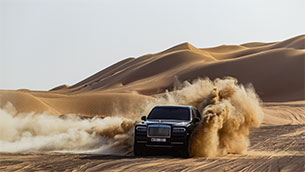 rolls-royce cullinan: a desert adventure awaits