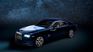 bespoke ‘wraith - inspired by earth’ touches down in abu dhabi