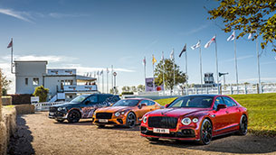a performance-focused showcase of bentleys for goodwood speedweek