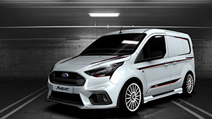 limited edition ms-rt transit connect r120 is a bit of all white
