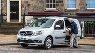 mercedes-benz reveals winter campaign to support van community
