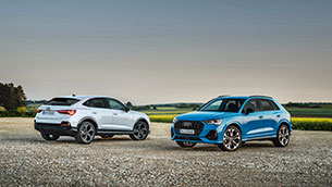 hybrid drive finds another new home at audi as q3 suv joins the tfsi e family