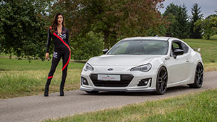 barracuda shoxx wheels on the subaru brz sports coupé