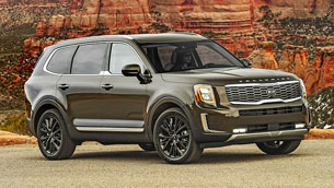 kia telluride is named best 3-row suv for families
