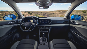 new 2022 vw taos comes with a modernized and functional interior design 