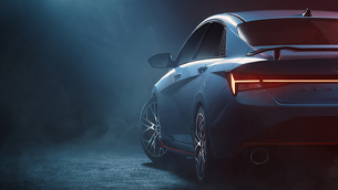 hyundai reveals the first images of the upcoming elantra n sports vehicle 