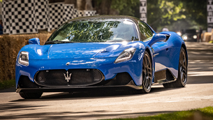maserati takes the new mc20 for a ride at the goodwood festival of speed 