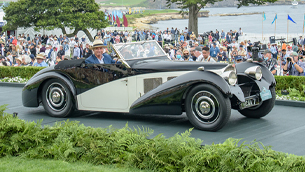 vintage bugatti vehicles win numerous prizes at the monterey car week event 