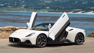 maserati reveals the new and exlusive mc20 car at pebble beach 