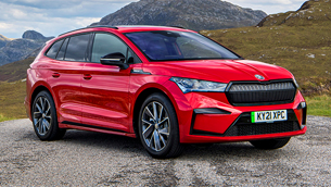 skoda reveals new awd 80x sportline version of the enyaq iv