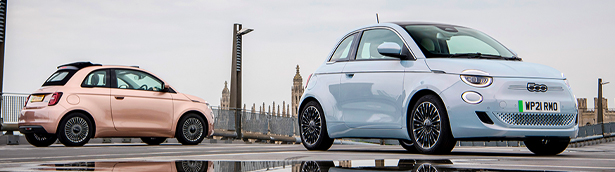 New Fiat 500 is named Best Small Electric Car by Parkers