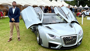 hispano suiza carmen hypercar makes its debut at the salón privé show 