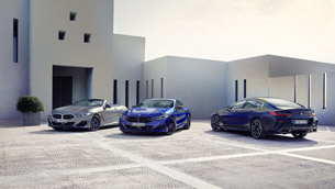the new 2023 8 series coupe, convertible, and gran coupe
