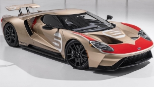 ford gt holman moody heritage edition honors 1-2-3 ford sweep at 1966 le mans