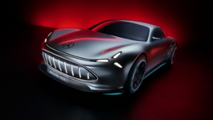 vision amg show car offers glimpse of all-electric future of mercedes-amg